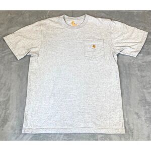 Carhartt K87 Original Fit Pocket T-Shirt Gray Men's M Regular Workwear Tee